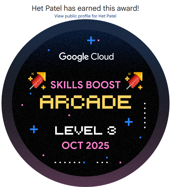 Google Cloud Arcade Badge